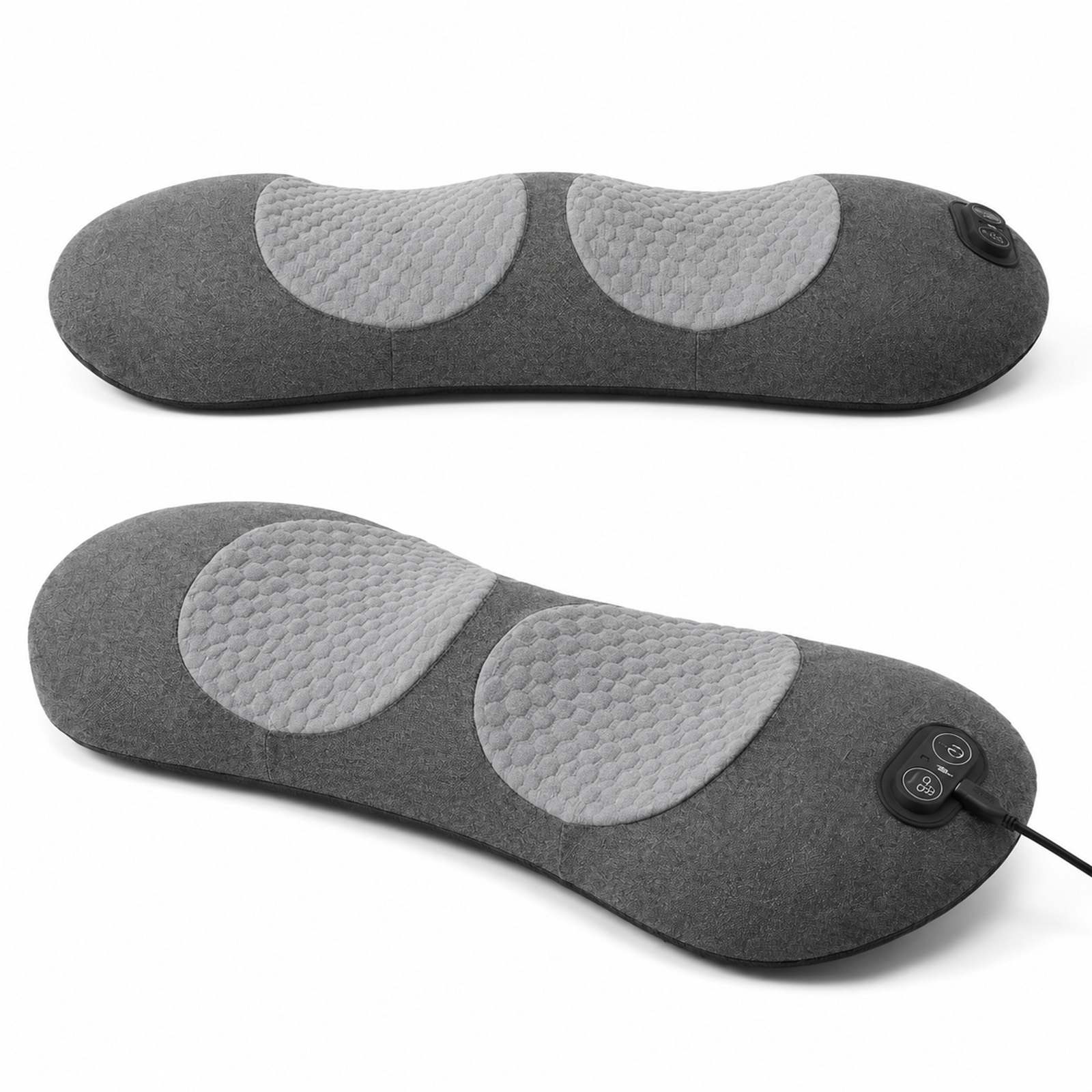 Dvieani back massager shown from two angles